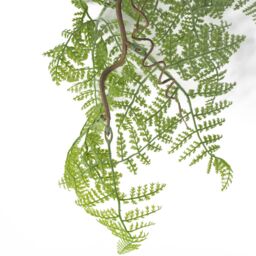 Leaf 6 x 100cm Artificial Hanging Maidenhair Fern Plant Light Green - Size: 6 x 100 cm - thumbnail 3