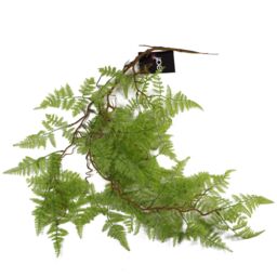 Leaf 6 x 100cm Artificial Hanging Maidenhair Fern Plant Light Green - Size: 6 x 100 cm - thumbnail 2
