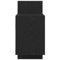 Berkfield Home Wall Shelf Black Oak 129x18x42 cm Engineered Wood - Size: 129 x 18 x 42 cm - thumbnail 6