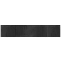 Berkfield Home Rug Rectangular Grey 80x400 cm Bamboo in Black - Size: Medium