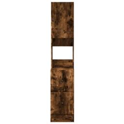 Berkfield Home Kitchen Cabinet Smoked Oak 35x50x180 cm Engineered Wood in Brown - Size: 35 x 50 x 180 cm - thumbnail 4