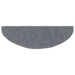 Berkfield Home 15 Self-adhesive Stair Mats Needle Punch 65x21x4 cm Light Grey - Size: Medium - thumbnail 5