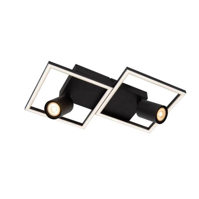 Netlighting Arianne Flush ceiling light LED 2xGU10 Black - image 1