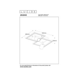Netlighting Arianne Flush ceiling light LED 2xGU10 Black - thumbnail 5