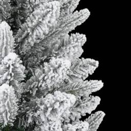 Berkfield Home Artificial Christmas Tree with Flocked Snow 180 cm PVC&PE in White - thumbnail 6
