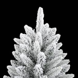 Berkfield Home Artificial Christmas Tree with Flocked Snow 180 cm PVC&PE in White - thumbnail 5