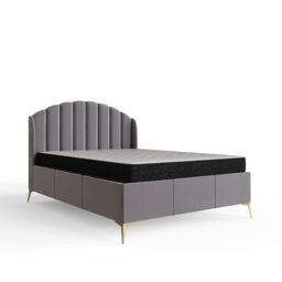 GFW Pettine End Lift Ottoman Storage Bed in Grey - Size: King - thumbnail 5
