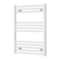Bathroom Kingdom Capo Electric White Straight Heated Towel Rail 800x600