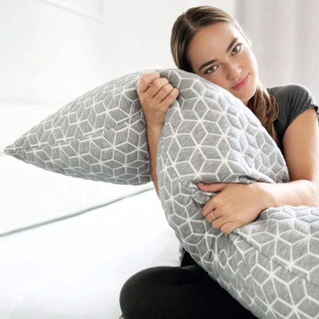 Brightr Sleep Hug Best Full Length Body Pillow for Back & Hips in Grey - image 1