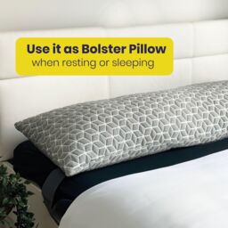 Brightr Sleep Hug Best Full Length Body Pillow for Back & Hips in Grey - thumbnail 6