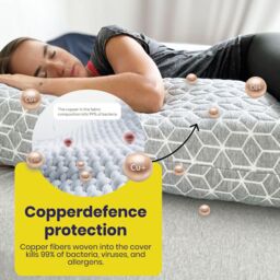 Brightr Sleep Hug Best Full Length Body Pillow for Back & Hips in Grey - thumbnail 5