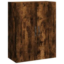 Berkfield Home Highboard Smoked Oak 69.5x34x180 cm Engineered Wood in Brown - thumbnail 5