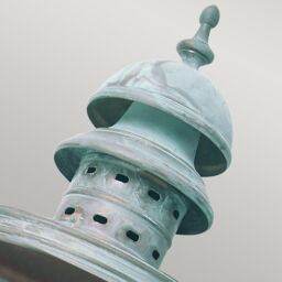 Netlighting Downing Street 1 Light Outdoor Wall Lantern Light Verdigris IP44 E27 in Green - thumbnail 2