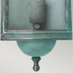 Netlighting Downing Street 1 Light Outdoor Wall Lantern Light Verdigris IP44 E27 in Green - thumbnail 3