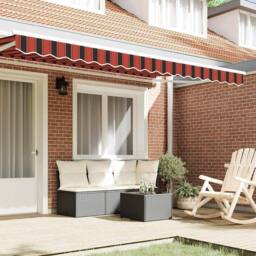 Berkfield Home Awning Valance for 4 m Frame Multicolour 3.8x0.2 m - thumbnail 3