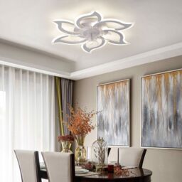 Garwarm 7 Blade Dimmable Led Reversable Ceiling Fan 83cm in White - thumbnail 5
