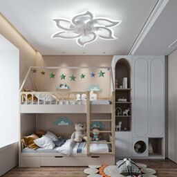 Garwarm 7 Blade Dimmable Led Reversable Ceiling Fan 83cm in White - thumbnail 6