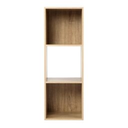 Home Garden Direct Jane - 3x1 Bookcase - Cube storage boxes (Oak) in Light Oak - Size: 1 Pack - thumbnail 4
