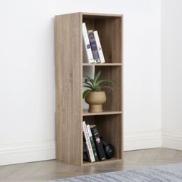 Home Garden Direct Jane - 3x1 Bookcase - Cube storage boxes (Oak) in Light Oak - Size: 1 Pack - thumbnail 3