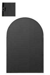 "MirrorOutlet Black Framed Arched Window Garden Mirror 47""x31"" 120x80CM - Size: 1 Pack" - thumbnail 3