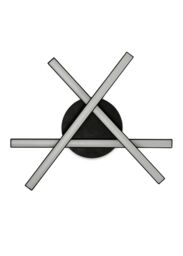 ValueLights Infinity Black 3 Arm IP44 Rated Integrated LED Ceiling Wall Light - thumbnail 5