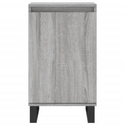 Berkfield Home Sideboard Grey Sonoma 40x35x70 cm Engineered Wood - Size: 40 x 35 x 70 cm - thumbnail 5