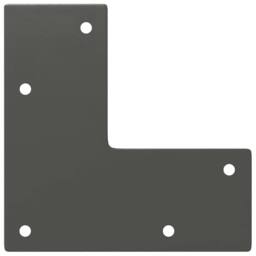 Berkfield Home Hairpin Table Legs 4 pcs Anthracite 30 cm Solid Steel in Charcoal - thumbnail 7