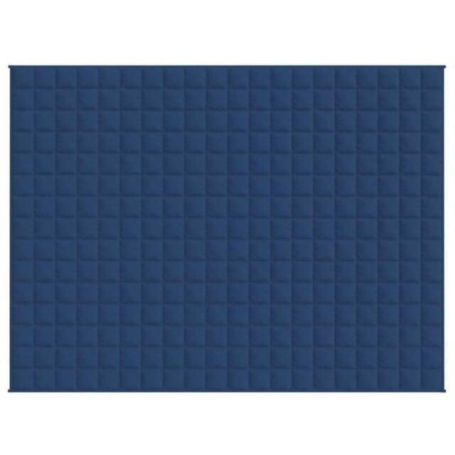 Berkfield Home Weighted Blanket Blue 152x203 cm 7 kg Fabric - image 1