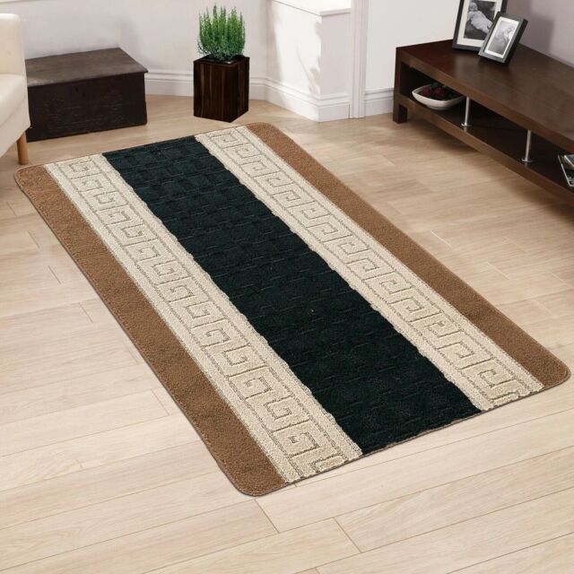 Smart Living Heavy Duty Machine Washable Hallway Kitchen Non Slip Door Mat in Beige - Size: 40 cm x 60 cm - image 1