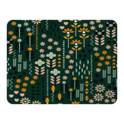 Benjamin Tate Design Selection Of Flowers Print Blanket in Natural - Size: 120 cm x 150 cm - thumbnail 1