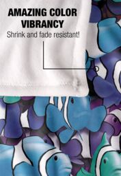 JQ Licensing Royce Mcclure Grape Clown Fish Pattern Silky Touch Super Soft Throw Blanket 152 X 127 cm in White - thumbnail 4
