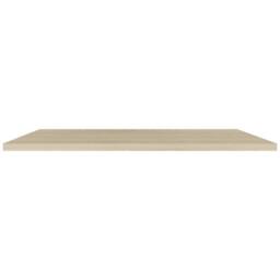 Berkfield Home Durable Floating Wall Shelves 2 pcs Oak 120x23.5x3.8 cm MDF in Light Tan - thumbnail 4