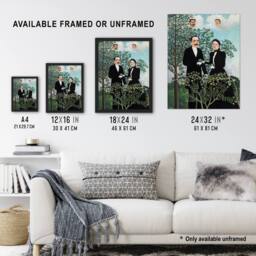 "Artery8 Past & Present Philosophical Thought Rousseau Wall Art Print Poster - Size: W12"" x H16""" - thumbnail 3