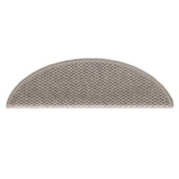 Berkfield Home Stair Mats Self-adhesive Sisal-Look 15 pcs 56x17x3 cm Silver in Taupe - Size: Medium - thumbnail 6