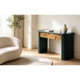 7seas VERDURE Handmade 2-Drawer Dressing Table - Deep Teal