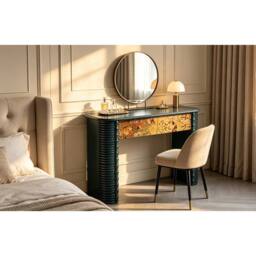 7seas VERDURE Handmade 2-Drawer Dressing Table - Deep Teal - thumbnail 6