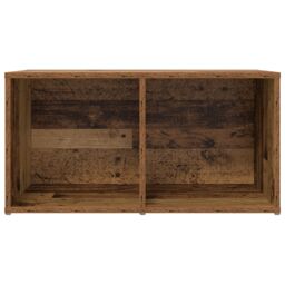 Berkfield Home TV Cabinet with Storage Old wood Engineered Wood in Brown - thumbnail 5