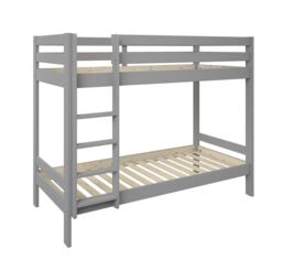 Noomi Nora Solid Wood Bunk Bed in Grey - Size: EU Single - thumbnail 3