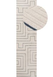 THE RUGS Carmel Modern Area Rugs & Runners Geometric Stain Resistant in Navy - Size: 120 cm x 170 cm - thumbnail 9