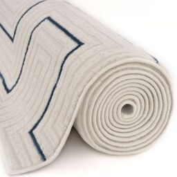 THE RUGS Carmel Modern Area Rugs & Runners Geometric Stain Resistant in Navy - Size: 120 cm x 170 cm - thumbnail 5
