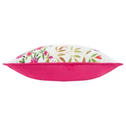 Evans Lichfield Daisy Hill Willow Birds Printed Cushion in Pink - Size: 45 cm x 45 cm - thumbnail 3
