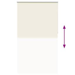 Berkfield Home Roller Blind Blackout Marine 140x230 cm Fabric Width 136.6 cm Pol… in Off-White - thumbnail 5