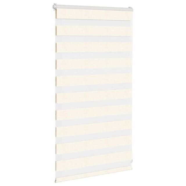 Berkfield Home Elegant Zebra Blind Marble Beige 85x100 cm Fabric Width 80.9 cm P - image 1