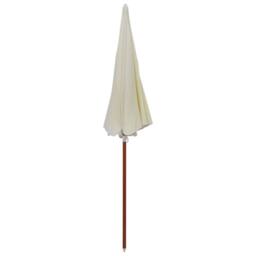 Berkfield Home Parasol with Steel Pole 240 cm Sand in Beige