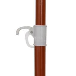 Berkfield Home Parasol with Steel Pole 240 cm Sand in Beige - thumbnail 3