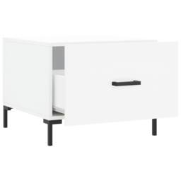 Berkfield Home Coffee Tables 2 pcs White 50x50x40 cm Engineered Wood - Size: 50 x 50 x 40 cm - thumbnail 7