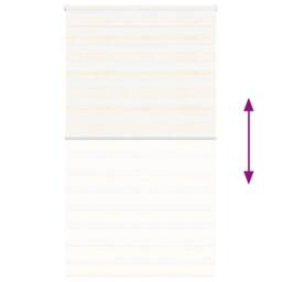 Berkfield Home Zebra Blind Marble Beige 125x200 cm Fabric Width 120.9 cm Polyester - thumbnail 5
