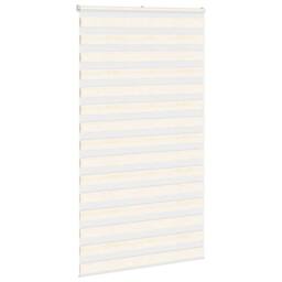 Berkfield Home Zebra Blind Marble Beige 125x200 cm Fabric Width 120.9 cm Polyester - thumbnail 3