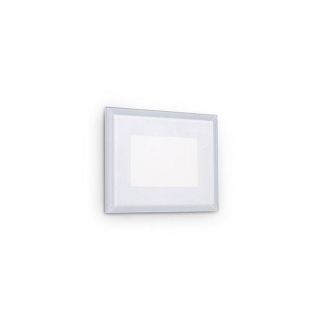 Netlighting Indio LED Outdoor Recessed Wall Light White IP65 3000K - image 1