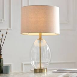 Pagazzi East Antique Brass Table Lamp in Gold - thumbnail 5